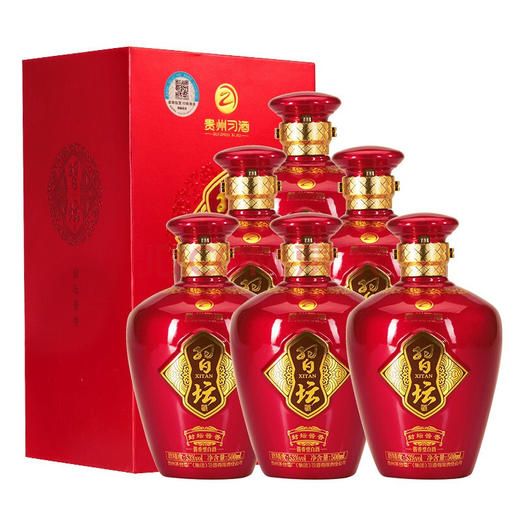 【推荐】习酒 习坛 封坛酱香（红） 53度 500ml*6整箱装 商品图0