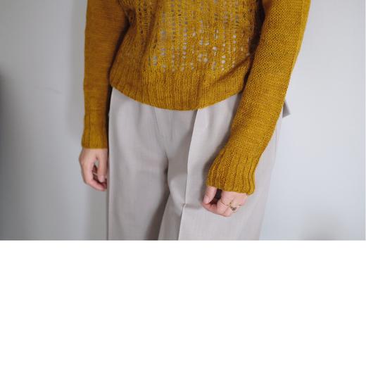 Lacy croped sweater 商品图3
