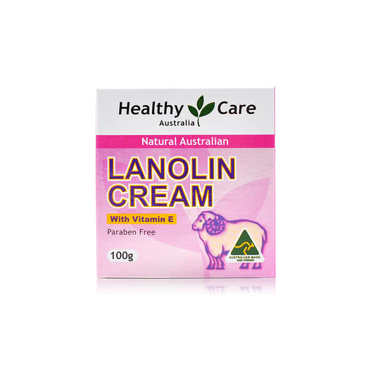 【修复肌肤】澳洲 Healthy Care 绵羊油VE面霜 滋润保湿100g 商品图3