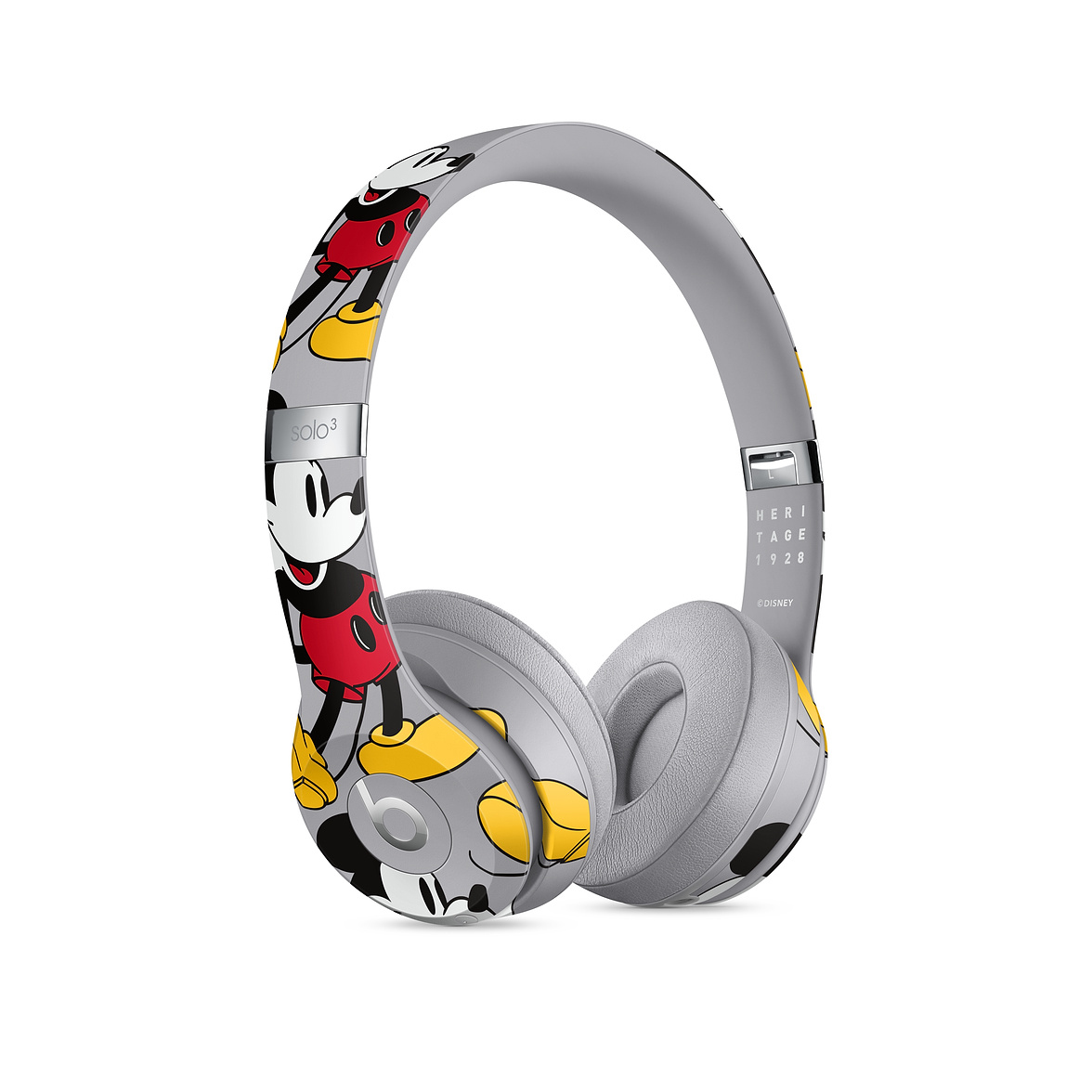 beats solo3 wireless 头戴式耳机 - 米奇 90 周年版