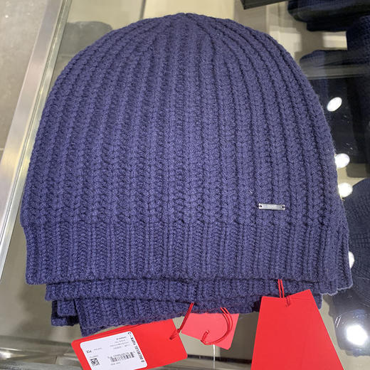 Hugo Boss  秋冬新款红标男女羊毛保暖针织线帽50363304 商品图0