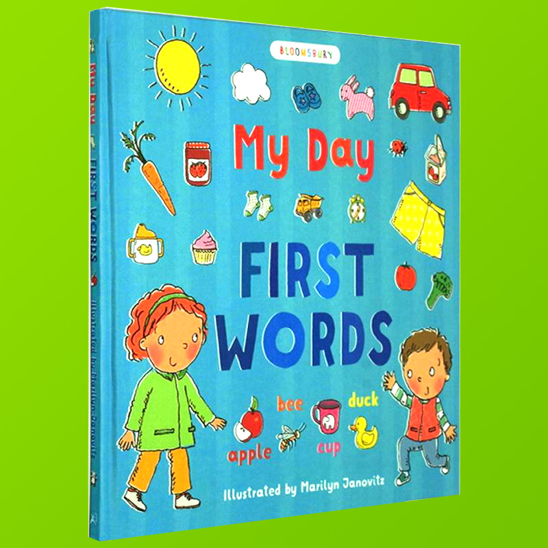 我的一天 英文单词绘本 英文原版 my day first words