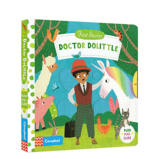 【中商原版】动手小故事 怪医杜立德 英文原版 Doctor Dolittle (First Stories) 儿童文学 机关操作纸板书 1-6岁 商品图0