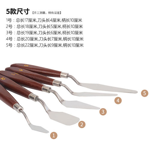 菜品创意出品铲五件套 制作分子菜品 巧克力制作 冷菜分餐等 商品图2