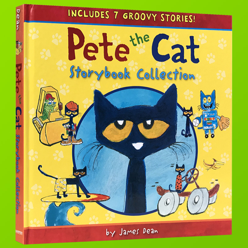 英文原版绘本 pete the cat 皮特猫 7个故事合集 精装