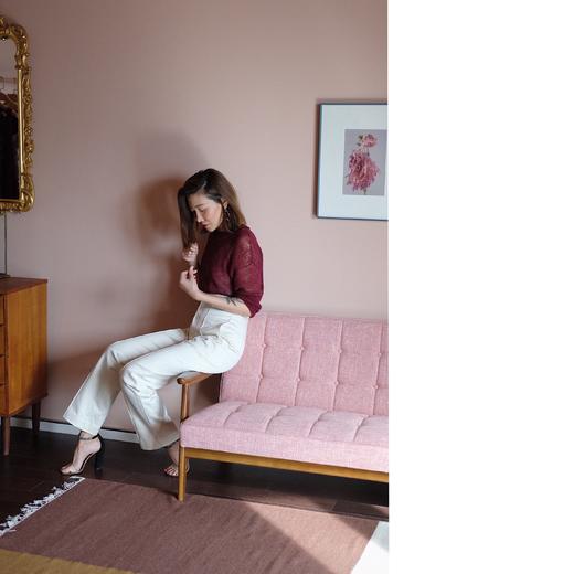 Cropped open knit sweater 商品图1