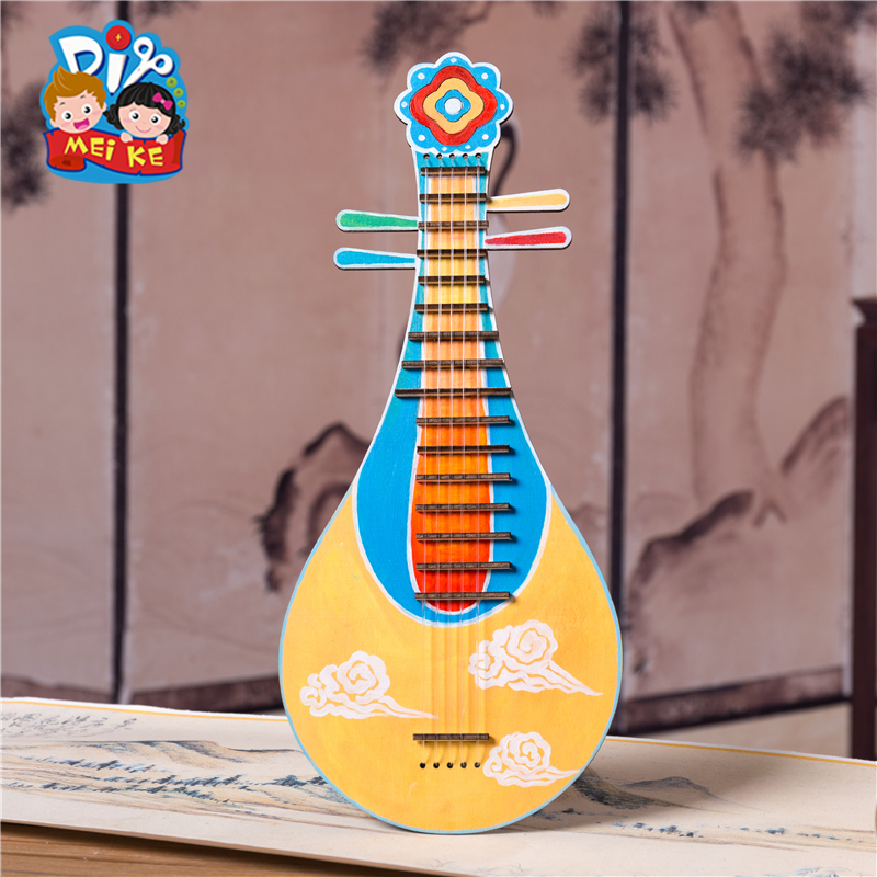 幼儿园手工diy材料包传统中国风琵琶奏乐儿童自制创意