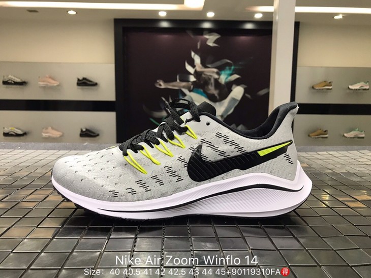 男鞋耐克公司真标 nike air zoom winflo 14 v14 登月14代 网面透气