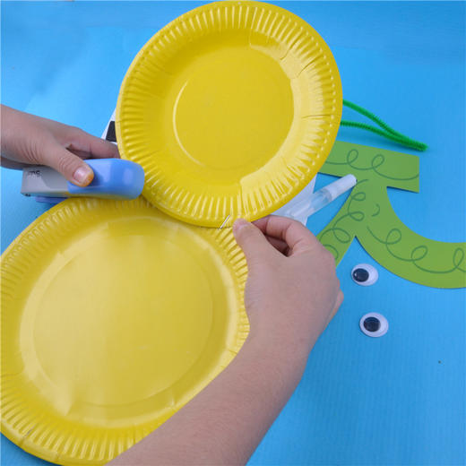 幼儿园装饰早教创意手工DIY   纸盘雪人 三款单个装 商品图3