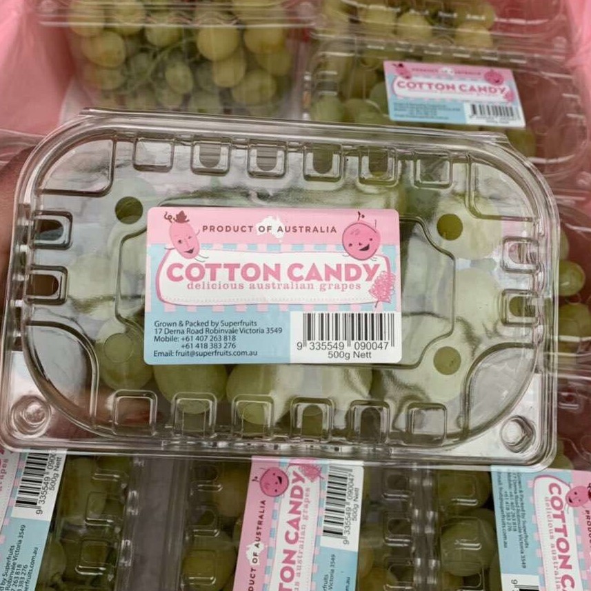 【澳洲棉花糖无籽青提·cotton candy】实际口味接近粉红色棉花糖