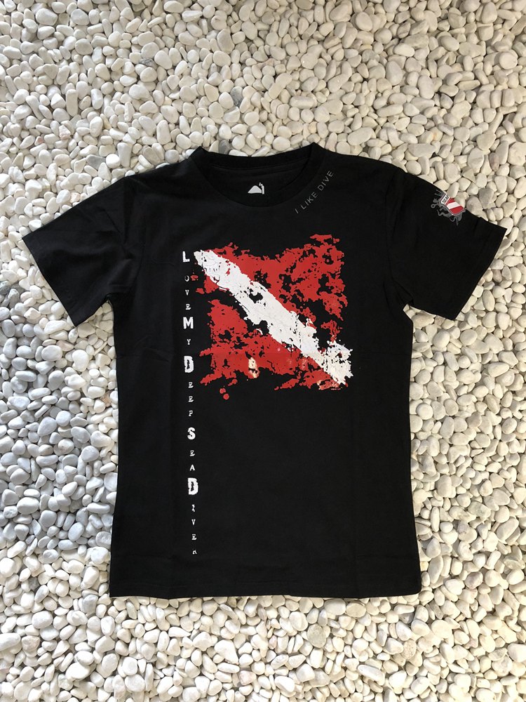 【周边T恤】SEAPLAY 酷黑 潜水主题T恤 男款