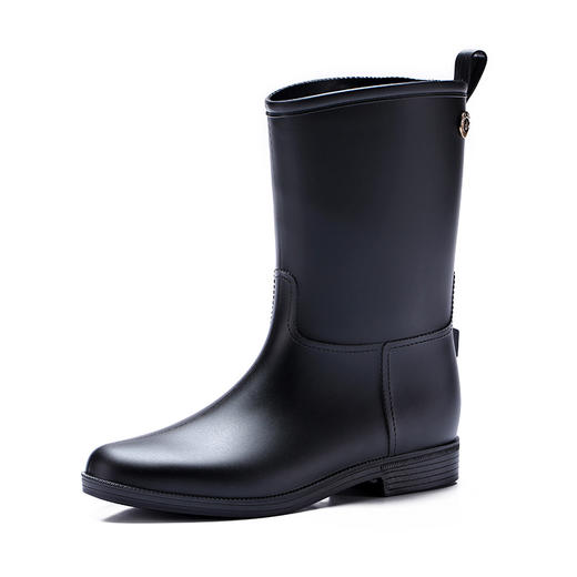 「雨靴也可以这么潮」欧美时尚女士雨鞋哑光低筒雨靴 商品图7