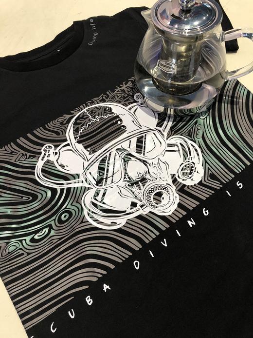 【周边T恤】SEAPLAY 酷黑 潜水主题T恤 男款 商品图3