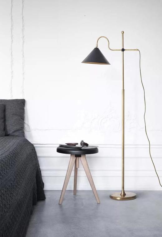 伽罗 JALO 黄铜复古落地灯 商品图0