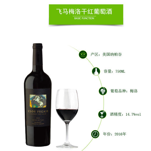 飞马梅洛干红葡萄酒750ML*2 商品图0
