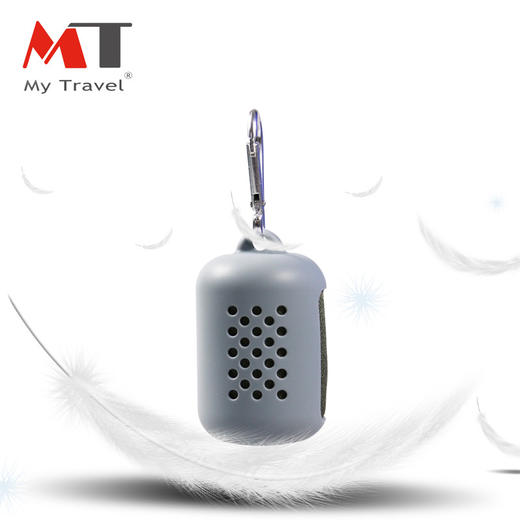 「旅行户外运动冷感毛巾」超细纤维速干毛巾含硅胶保护套 商品图3