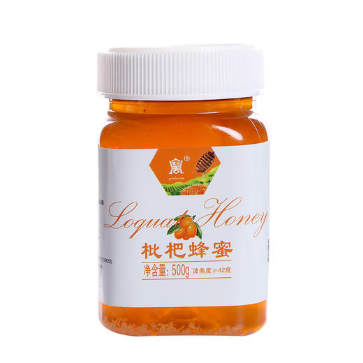 禹珍 四川特产北川高山枇杷花蜂蜜 蜂密农家土蜂蜜 500g/瓶 商品图4