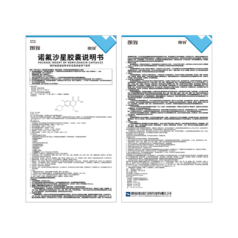 诺氟沙星 0.1g*12粒*2板*1盒(有效期至2020-03-04)