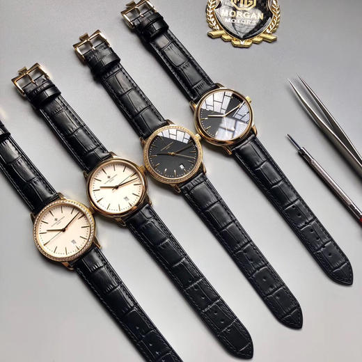     江诗丹顿 传承系列Vacheron Constantin，机械腕表 直径40毫米，三针日历显示超薄男表，316L精钢表壳，搭配进口超薄9015自动机械机芯 商品图8