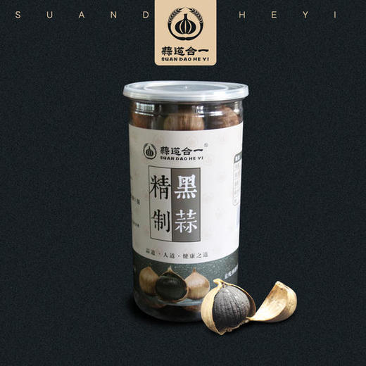 出口级精制独头黑蒜罐装 商品图0