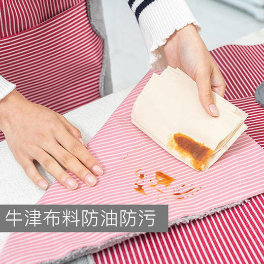 【擦手围裙】防水防油牛津布 可以养鱼的 韩版简约围裙 商品图4