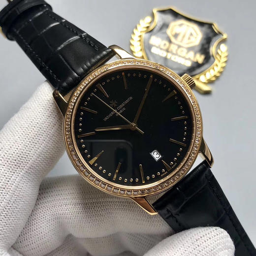     江诗丹顿 传承系列Vacheron Constantin，机械腕表 直径40毫米，三针日历显示超薄男表，316L精钢表壳，搭配进口超薄9015自动机械机芯 商品图4
