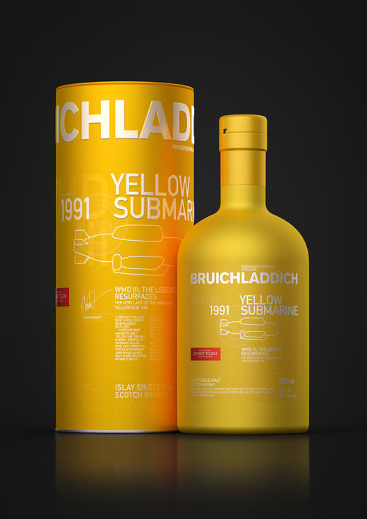 布赫拉迪（Bruichladdich）黄色潜水艇限量版25年单一麦芽苏格兰威士忌（WMD III） 商品图0