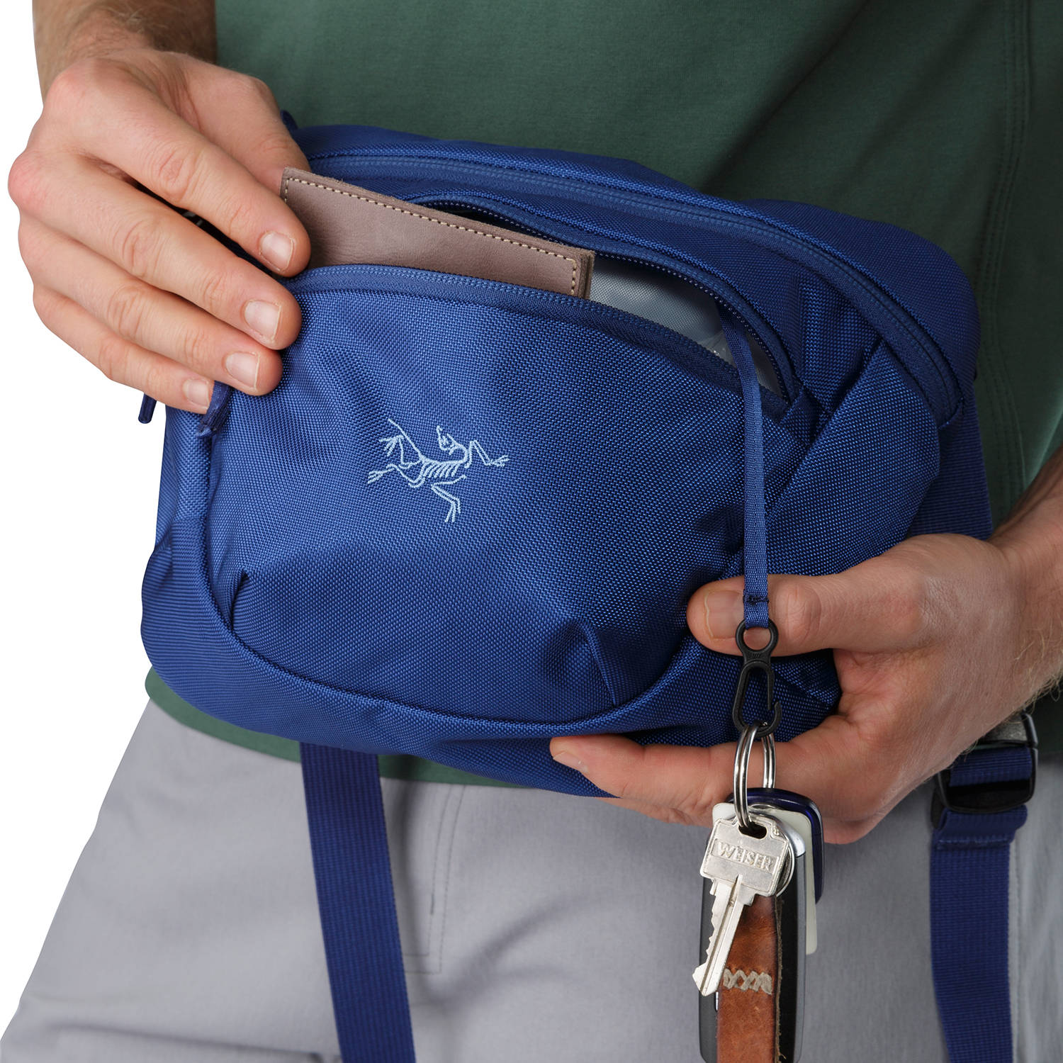 arcteryx/始祖鸟 户外小型日常多功能腰包斜挎包maka2 17172