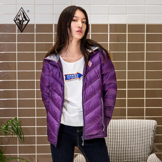 黑冰 经典款F8951 户外连帽羽绒服 冬季鸭绒羽绒外套 女 商品图0