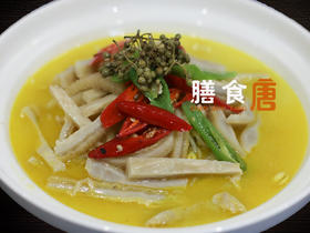 鲜椒煮牛肚 /例