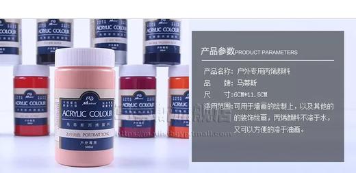 马蒂斯300ml户外丙烯颜料 商品图2