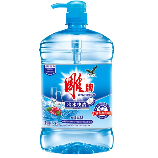 雕牌 冷水去油洗洁精1.5kg (新老包装随机发货)