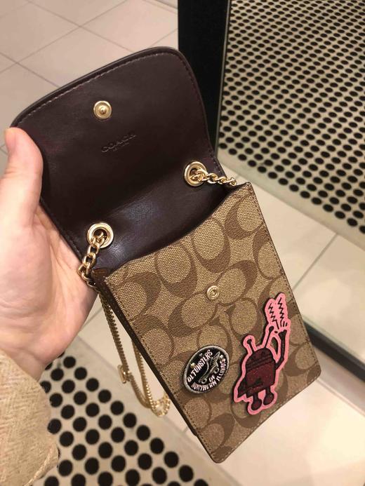 新款！Coach插画家合作款链条手机包 商品图1