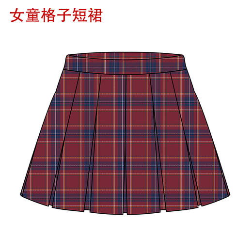 德英乐周浦幼儿园【女童】格子短裙 商品图0