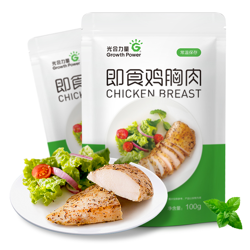 光合力量 即食鸡胸肉 100g*6包