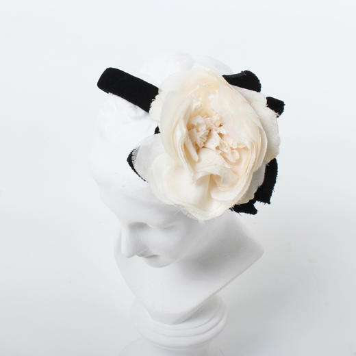 Hellovintage Christian Dior孤品古董发箍 单朵山茶花 Hellovintage唯特质