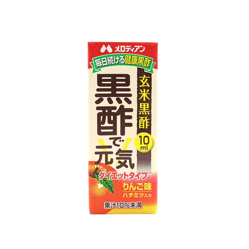 日本玄米黑醋苹果味饮料200ml整箱(保质期至2019.5.15)20包