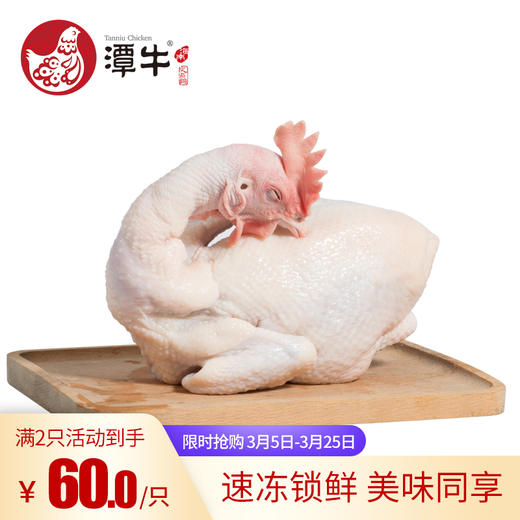 【速冻锁鲜 限时抢购】180天海南潭牛冰冻文昌鸡 商品图0