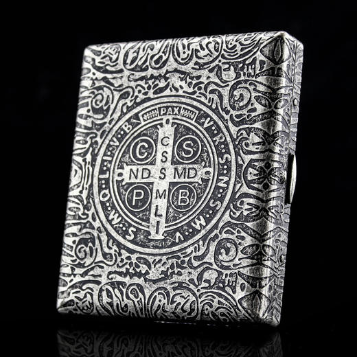 「20支装超薄烟盒」奥地利品牌IMCO黄铜烟盒 创意6面雕烟盒 商品图2