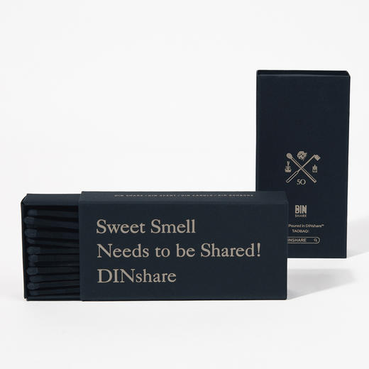 DINshare 香薰蜡烛专用长木黑头火柴 商品图1