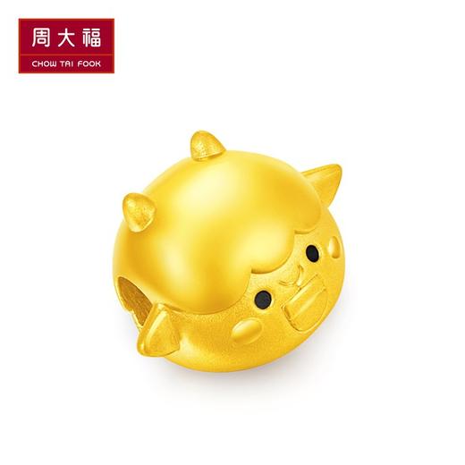 周大福同道大叔合作款十二星座转运珠黄金吊坠射手座 格雷兔R21724 约1.2g 商品图1