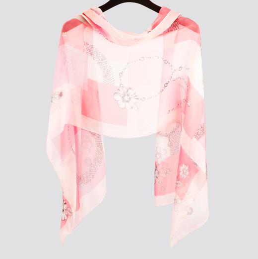 法国品牌renoma品牌 出口韩国 桑蚕丝雪纺春季时尚长围巾 C1 C2 C3 商品图3