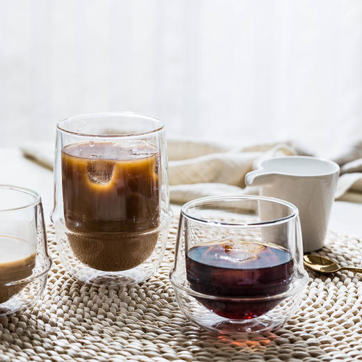 摩登主妇 耐热高硼硅玻璃水杯隔热防烫防爆家用泡茶杯子咖啡牛奶 商品图0