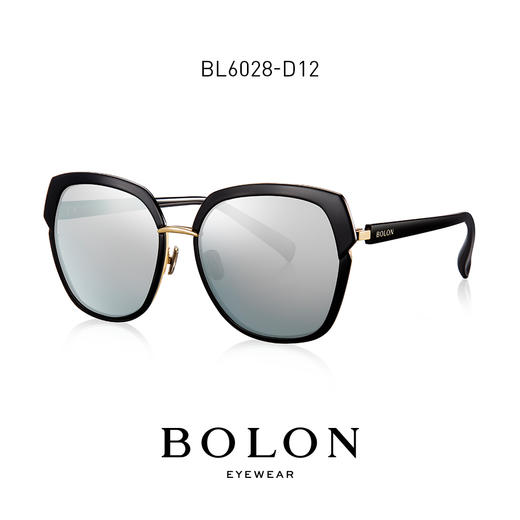 BOLON暴龙蝶形偏光太阳镜女个性时尚墨镜圆脸潮流复古眼镜BL6028 商品图1