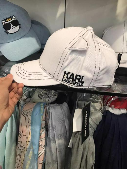 老佛爷Karl Lagerfeld小猫耳朵棒球帽 三色选 商品图4