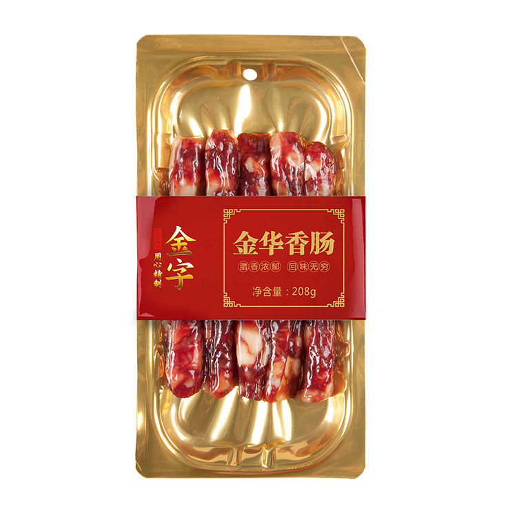 金字香肠 浙江金华特产猪肉肠 全肉香肠风干208g/袋