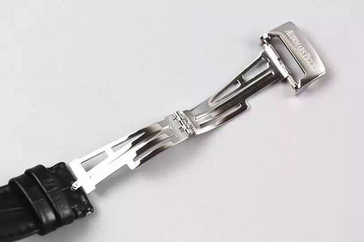 JF爱彼皇家橡树15400，41毫米，男士， 透底，3120自动机械机芯，动力储备60小时，表径41毫米，表壳厚9.8毫米，蓝宝石水晶玻璃，牛皮 商品图6