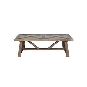 新仿杉木+青石仿旧家具咖啡台茶几QQ17120038 Newly made Fir wood Coffee table