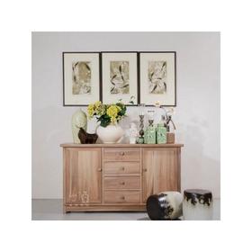 四屉二门柜 实木储物柜