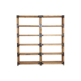 新仿榆木仿旧家具书架展示架书柜QB16060003 Newly made Elm wood Bookshelf